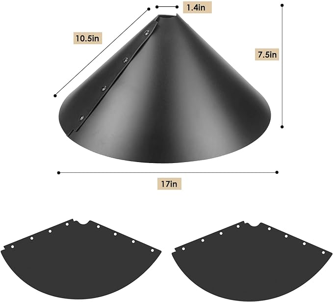 MIXXIDEA Squirrel Guard for Bird Feeder Pole