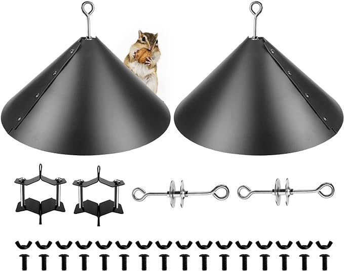 MIXXIDEA Squirrel Guard for Bird Feeder Pole