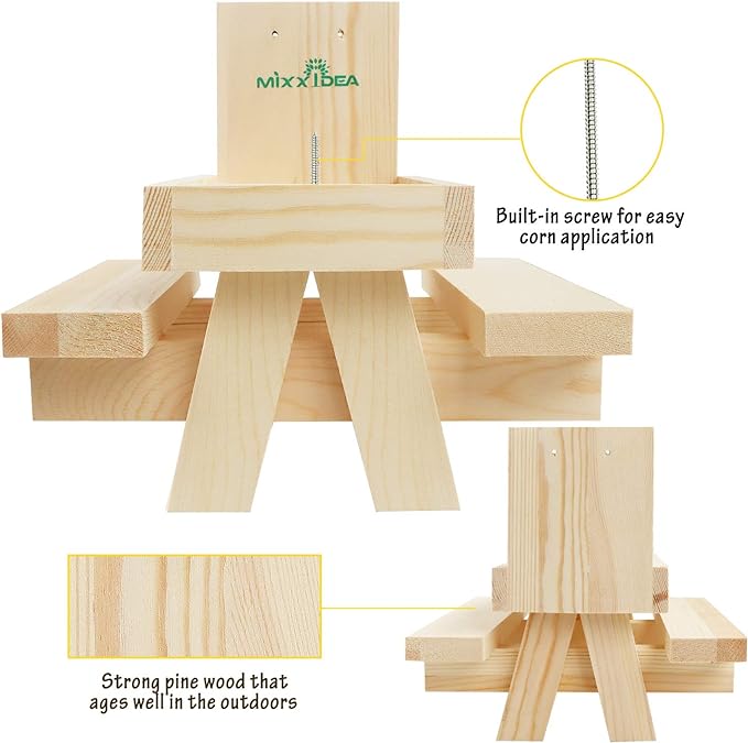 MIXXIDEA Squirrel Feeder Table