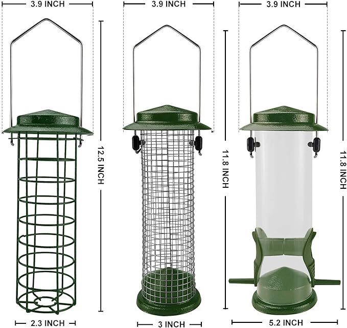 MIXXIDEA Tube Bird feeders