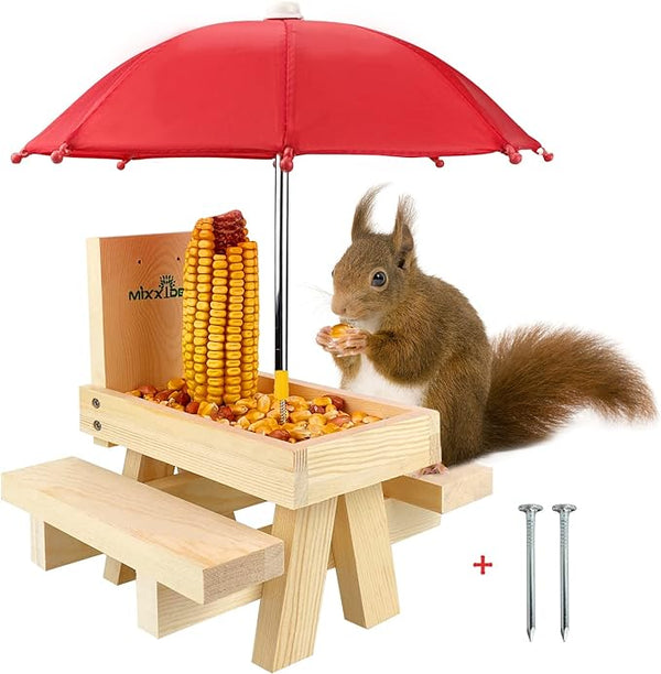 MIXXIDEA Squirrel Feeder Table