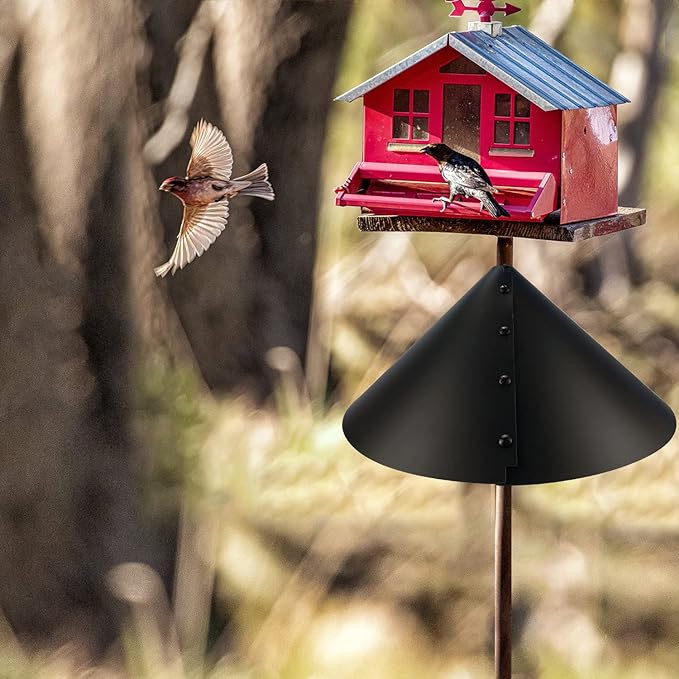 MIXXIDEA Squirrel Guard for Bird Feeder Pole