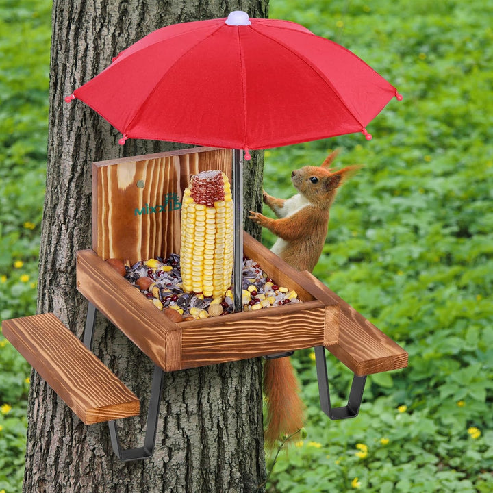 Squirrel feeder table