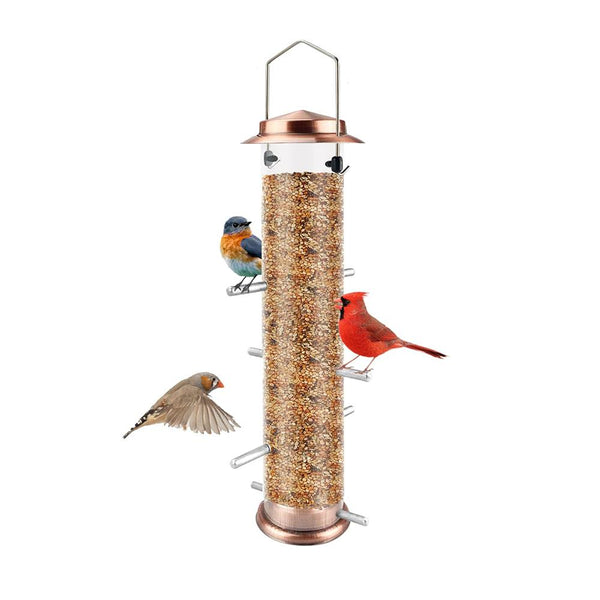 Metal Tube Bird Feeder