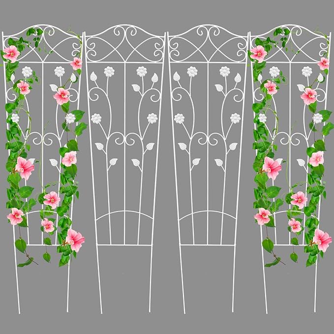 Mixxidea 4 Pack Trapezoidal Garden Trellis Online