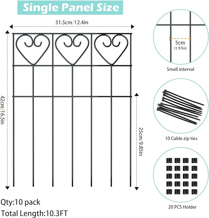 Single Panel Metal Fence