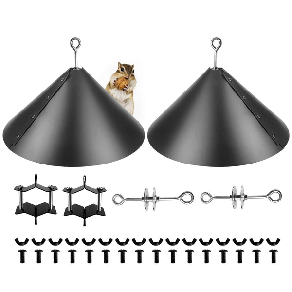 MIXXIDEA 2 Packs Squirrel Guard Baffle