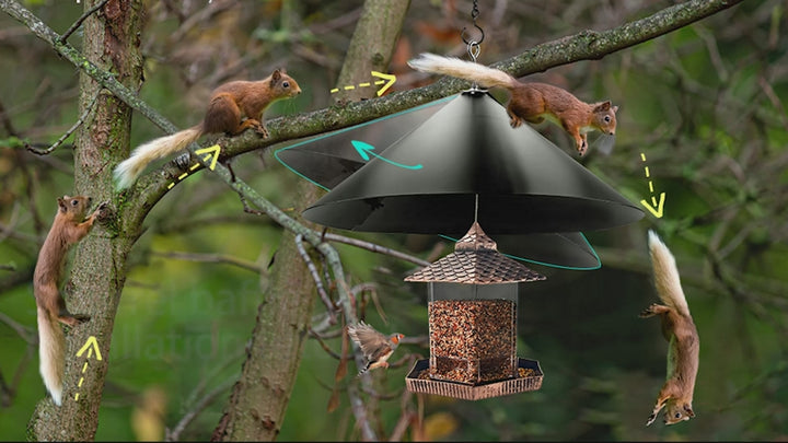 MIXXIDEA Squirrel Guard for Bird Feeder Pole